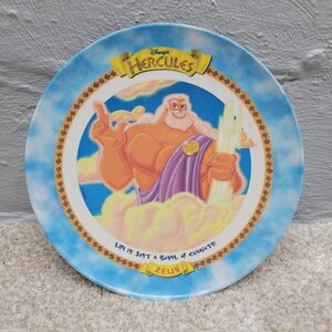 Disney Hercules Zeus Character Snack Dinner Plate